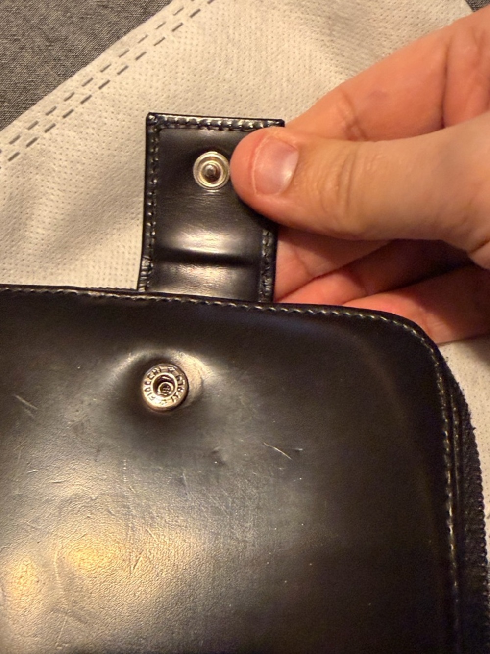 Prada Black Leather Zip-Around Wallet - Picture 11 of 12